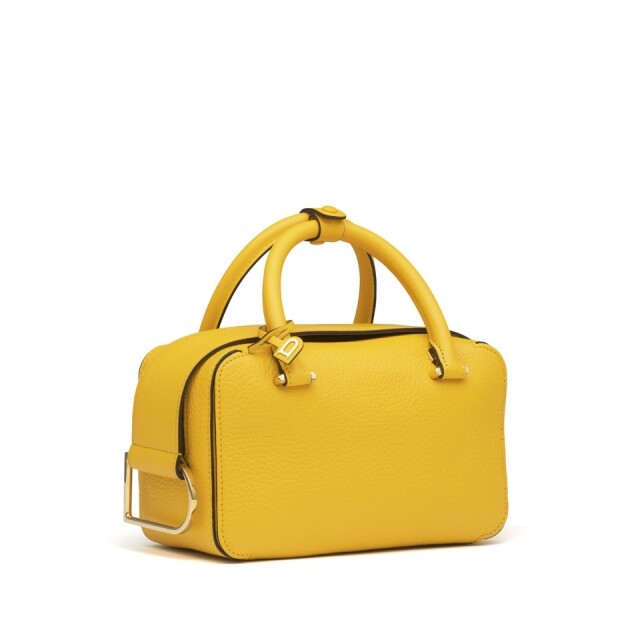 Delvaux 黃色 Box bag 系列手袋