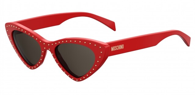 Moschino 紅色貓眼型太陽眼鏡