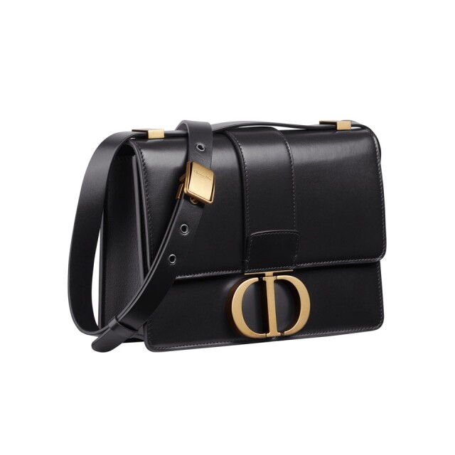 Dior 黑色 30 Montaigne 系列手袋