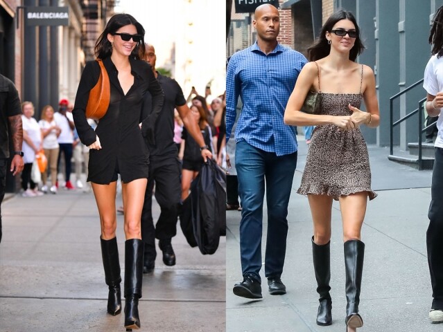 如果只能購買一對名牌鞋履,長靴一定是最好的的選擇。名模 Kendall Jenner 的一對 如果只能購買一對名牌鞋履,長靴一定是最好的的選擇。名模 Kendall Jenner 的一對
