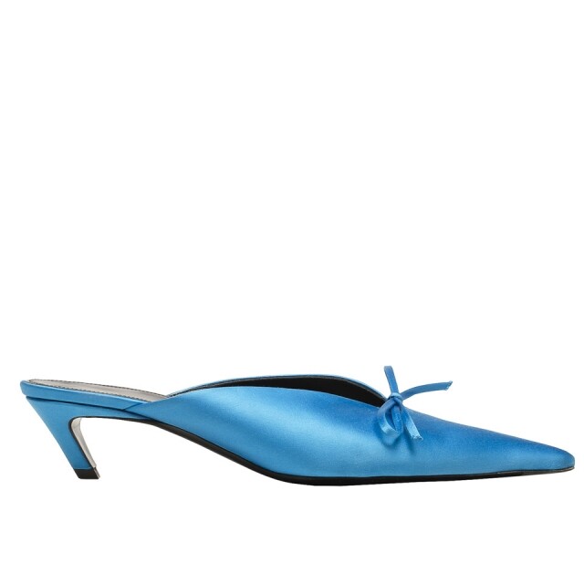 Balenciaga 彩藍尖頭穆勒鞋