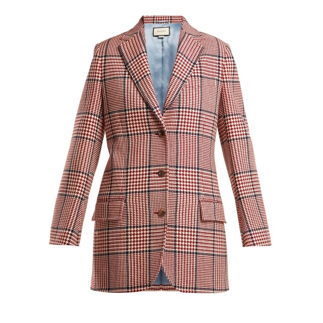 Gucci Houndstooth Wool-blend Blazer $23,900 (MatchesFashion) Gucci Houndstooth Wool-blend Blazer $23,900 (MatchesFashion)
