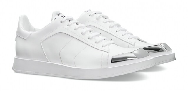 Beluti 白色皮革波鞋 $12,900