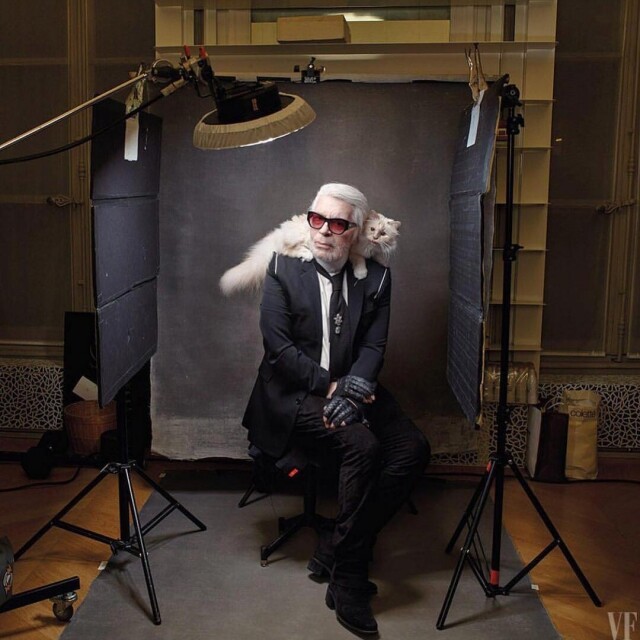Karl Lagerfeld 與他的 Choupette