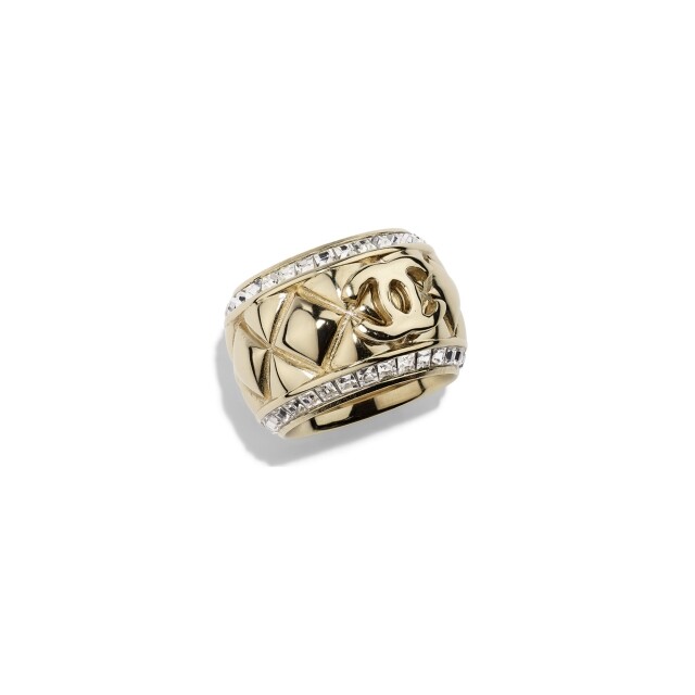 Chanel 綴水晶金屬戒指 $3,000 Chanel 綴水晶金屬戒指 $3,000