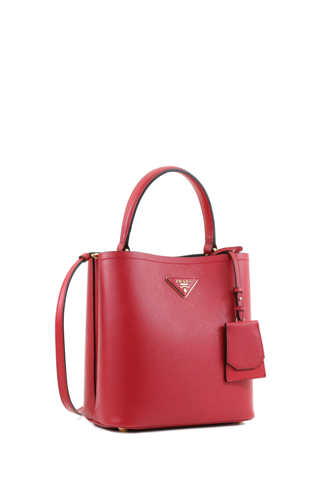 Prada 紅色皮革 tote bag 手袋 價錢 $17,350 (半價後:$8,675) Prada 紅色皮革 tote bag 手袋 價錢 $17,350 (半價後:$8,675)