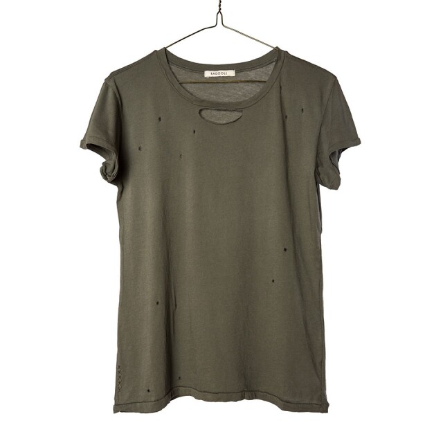 Ragdoll Distressed Vintage Tee in Army Colour US$79 (From Ragdoll) Ragdoll Distressed Vintage Tee in Army Colour US$79 (From Ragdoll)