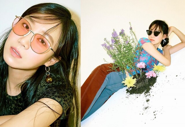 孔曉振替韓國太陽鏡眼品牌 Vedi Vero 拍攝了一輯廣告硬照，她亦佩戴了數款極度時髦的耳環設計。