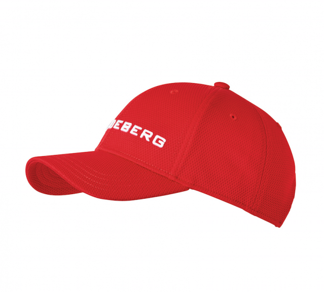 J.Lindeberg 紅色 cap 帽