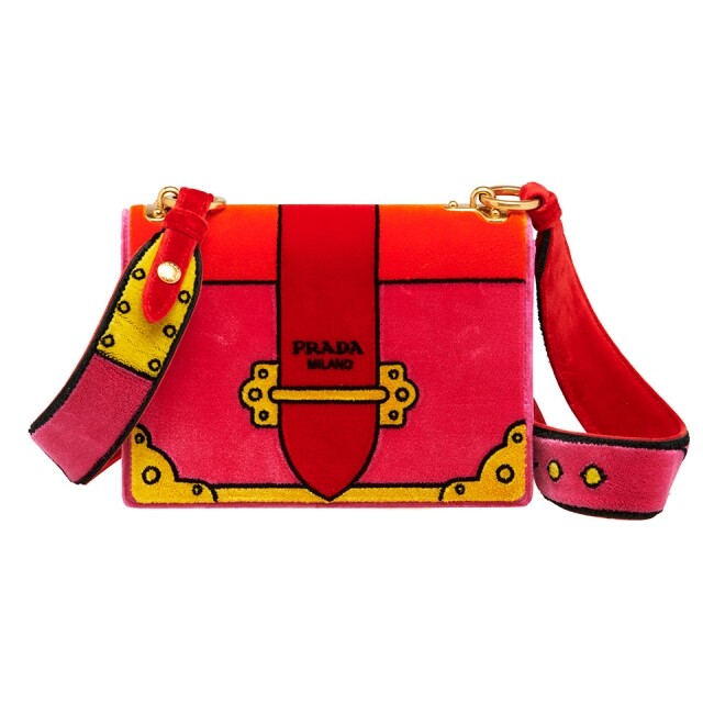 Prada Cahier 系列絲絨手袋 Prada Cahier 系列絲絨手袋