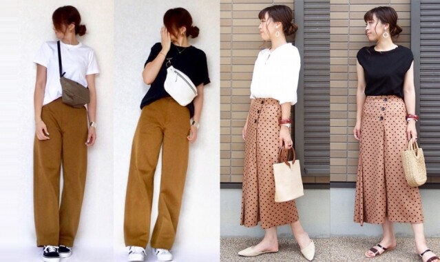 日本女生愛以亮色的褲子作造型重點