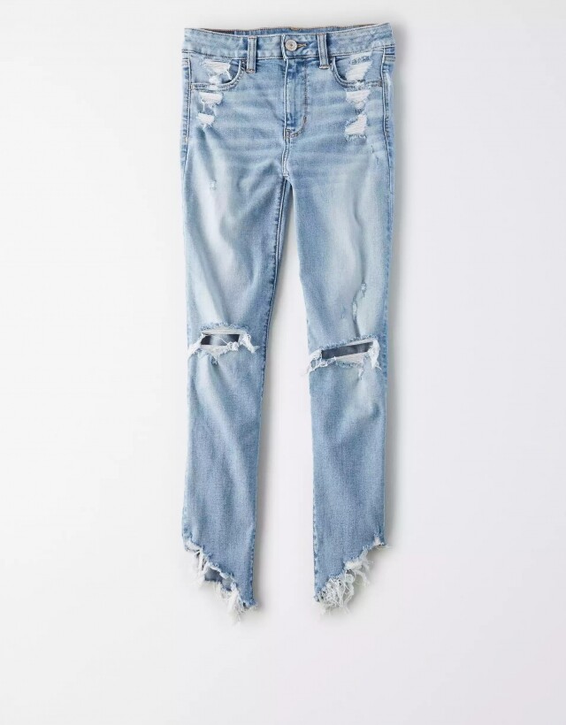 American Eagle 藍色 skinny jeans