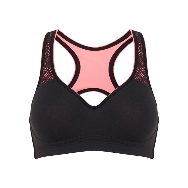 M&S Collection Black And Pink Sports Bra $399