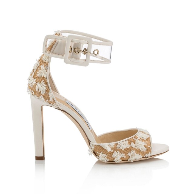 Jimmy Choo 花飾圖案高跟鞋