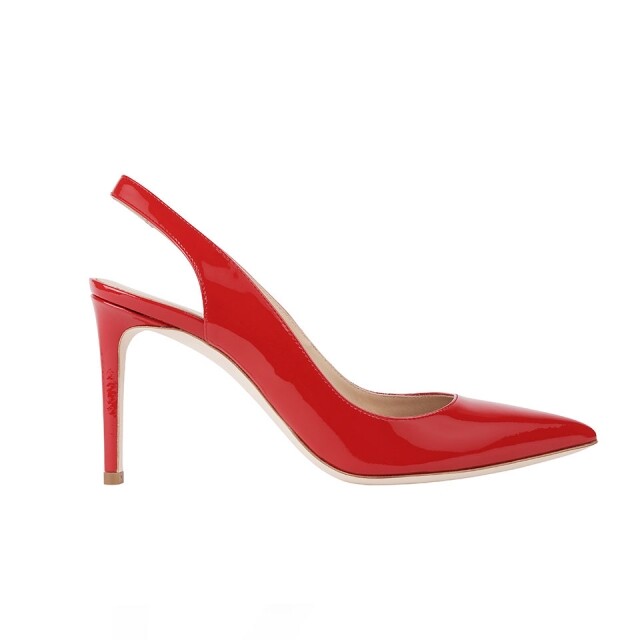 Repetto 70 周年特別版紅色漆皮高跟鞋