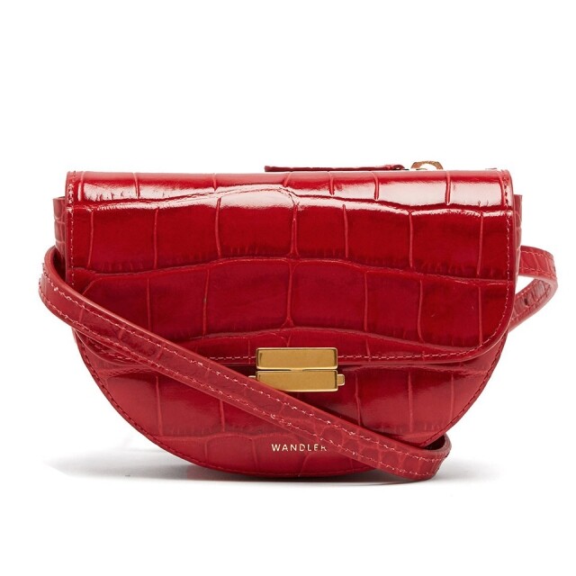Wandler 紅色鱷魚皮壓紋 Belt Bag $4,500 (from Wandler 紅色鱷魚皮壓紋 Belt Bag $4,500 (from