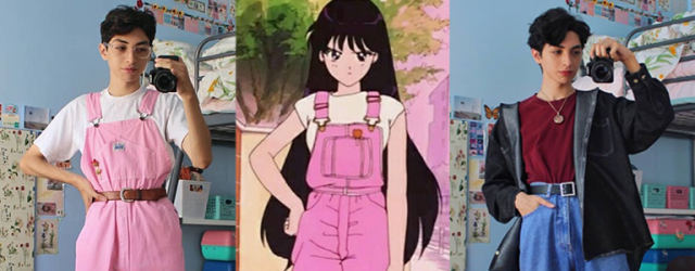 網紅少年完美還原《美少女戰士》私服穿搭,復古穿搭不退流行! 網紅少年完美還原《美少女戰士》私服穿搭,復古穿搭不退流行!
