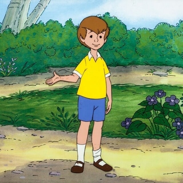 就是卡通片《Winnie the Pooh》中的小男孩-Christopher Robin 就是卡通片《Winnie the Pooh》中的小男孩-Christopher Robin