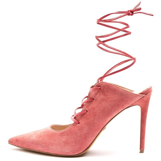 GIGGLE GHILLIE 綑綁高跟鞋 €49(約 HK$452)(from TOPSHOP.COM)