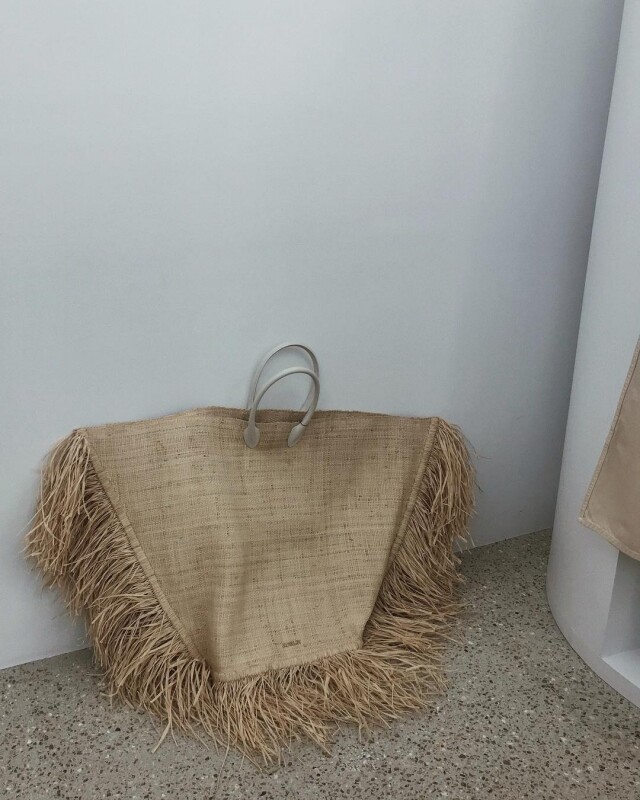 草編、藤籃手提袋