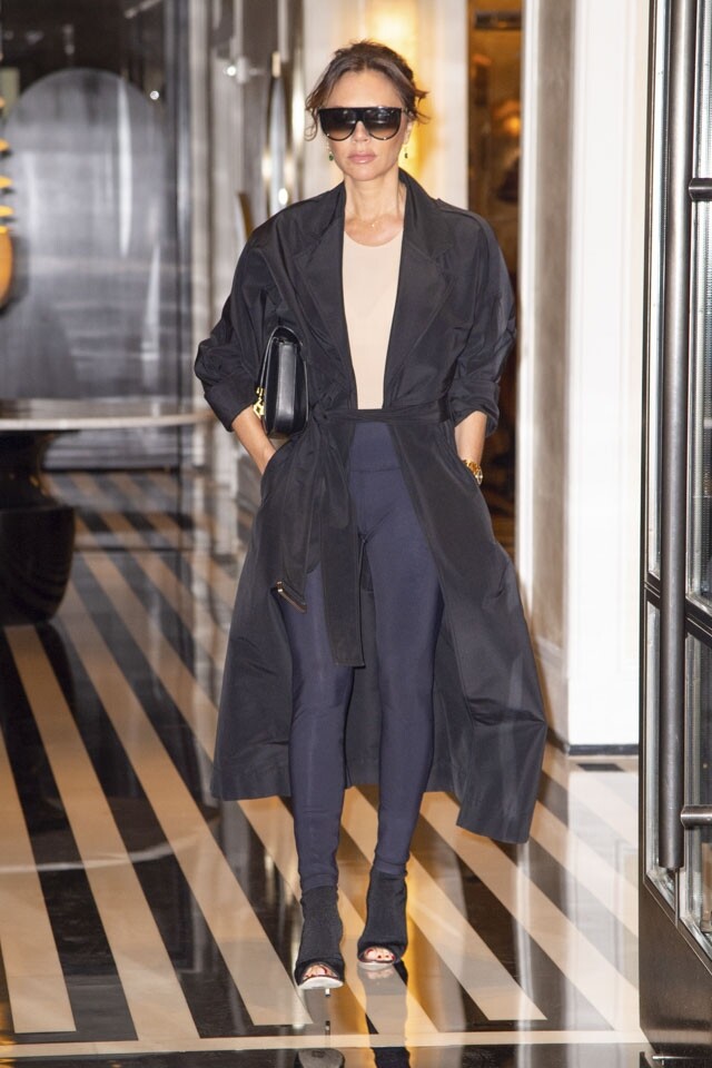 碧咸嫂身穿leggings於紐約現身 碧咸嫂身穿leggings於紐約現身