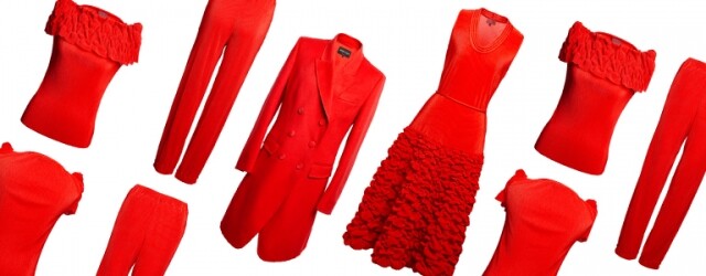 Giorgio Armani 2021 新年系列：以優雅紅色呈現服飾的壓花與縫線工藝的柔美