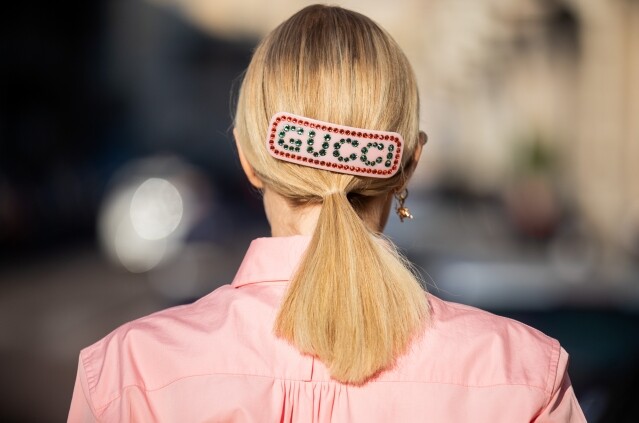 水晶Gucci單品髮夾 $6,400