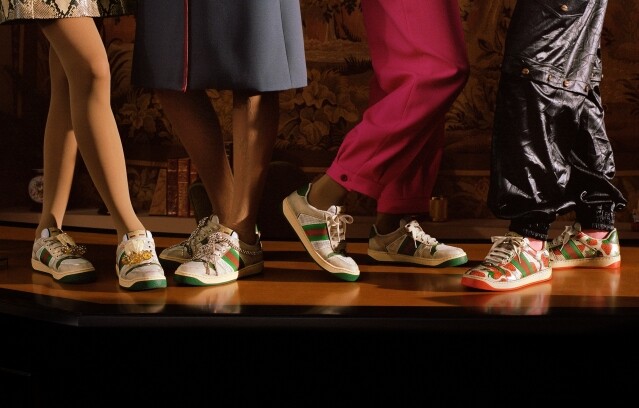 Gucci Screener 運動鞋在 2019 初春系列中登場 Gucci Screener 運動鞋在 2019 初春系列中登場