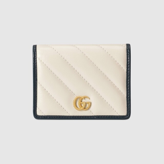 Gucci GG Marmont卡片套銀包 $4,050