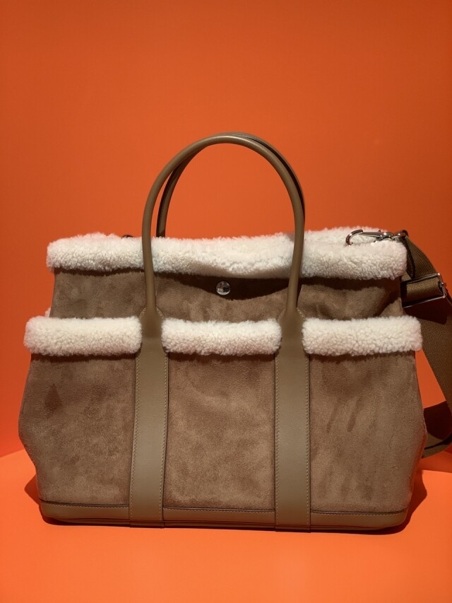 Hermes 綴羊絨 Garden Party 系列手袋 Hermes 綴羊絨 Garden Party 系列手袋