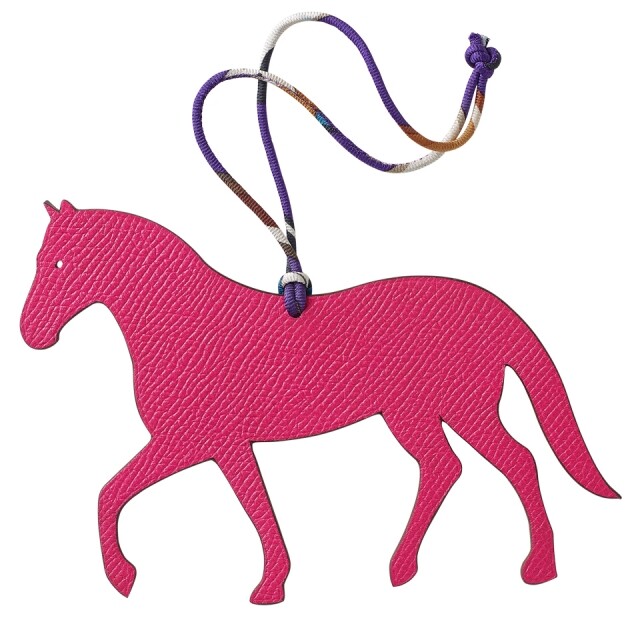 粉紅色馬吊飾可作手袋吊飾、鎖匙扣