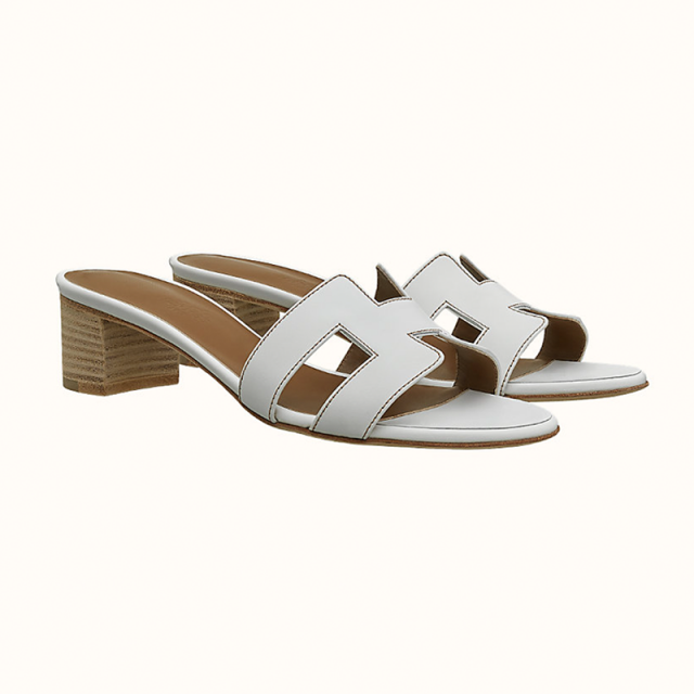 白色皮革 Oasis sandal 白色皮革 Oasis sandal