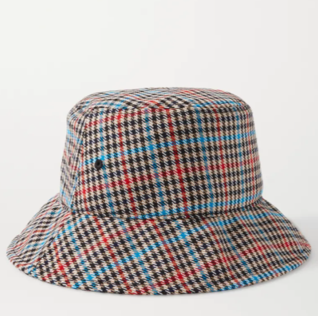 RAG & BONE Houndstooth wool-blend bucket hat