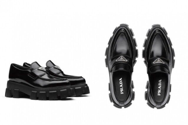 Prada 厚底樂福鞋入型入格 Prada 厚底樂福鞋入型入格