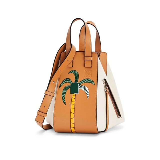 印上棕櫚樹的 Hammock 手袋，設計帶點童趣