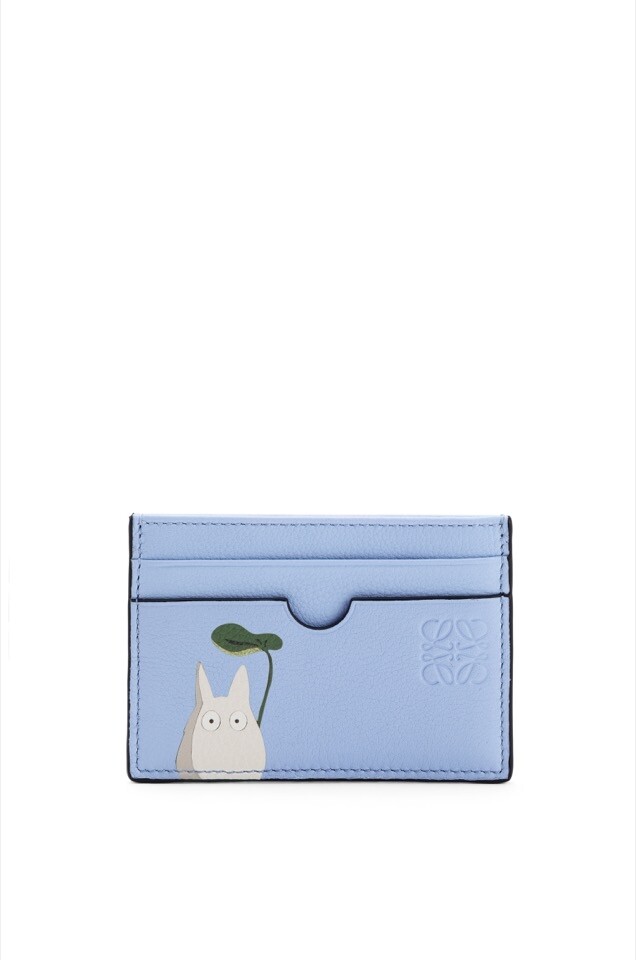 Loewe x My Neighbor Totoro 特別系列粉藍色龍貓圖案 Card holder