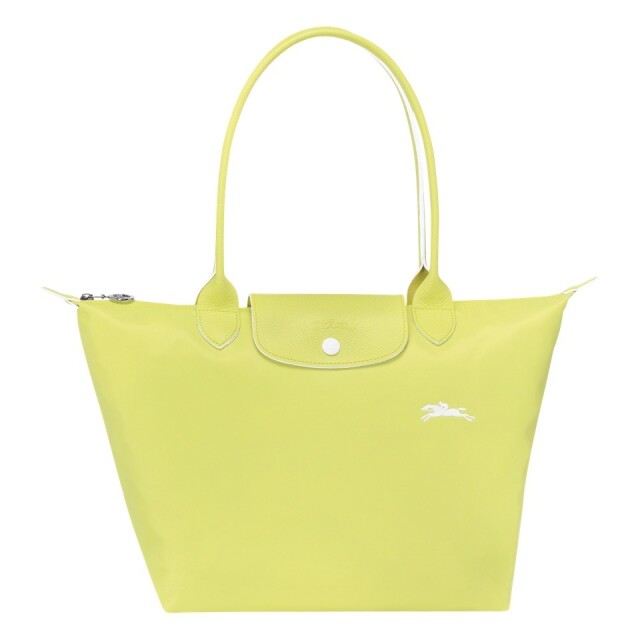Longchamp Le Pliage Club 系列手袋更備有粉黃色設計，更具時尚感。7折後 $700