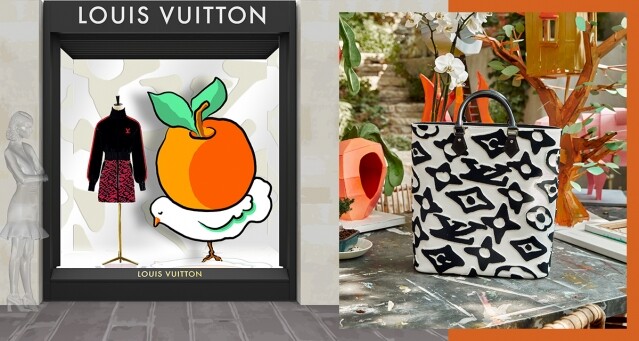 Louis Vuitton 與當代藝術家 Urs Fischer 聯乘系列登場！手袋、服裝及店舖佈置令人眼前一亮