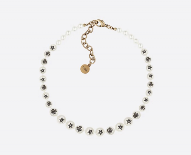 Dior 珍珠吊飾頸鏈