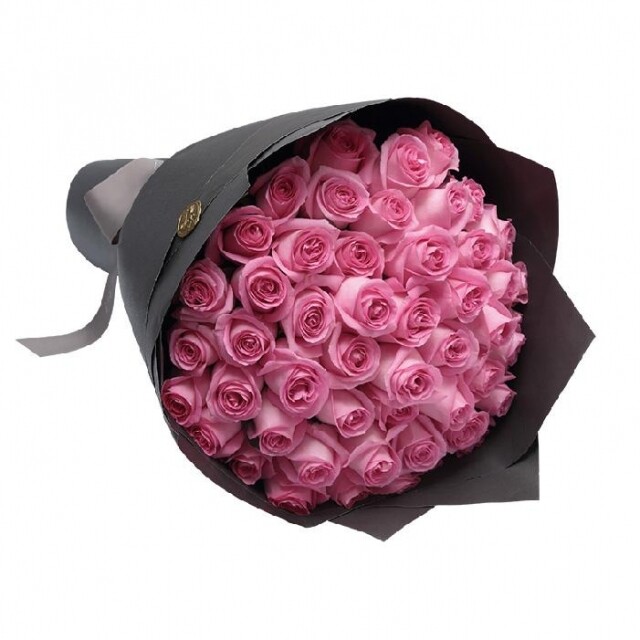 母親節送 Agnès b 粉紅玫瑰花