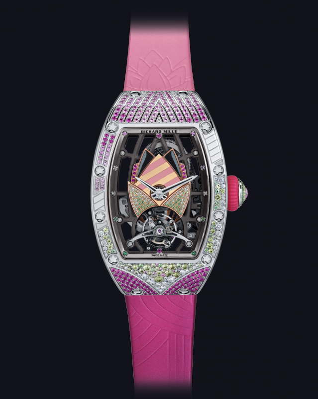 Richard Mille「RM 71-02 自動上鍊陀飛輪腕錶」系列中的 10 款腕錶，每款各有一個迷人的女性名字。