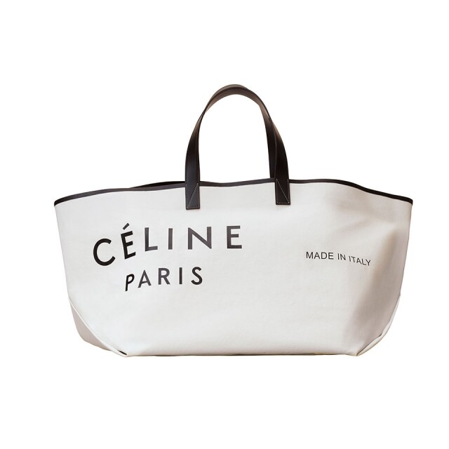 Celine 白色 Cabas 系列手袋