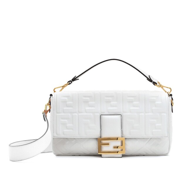 Fendi 白色 Baguette 系列手袋 Fendi 白色 Baguette 系列手袋