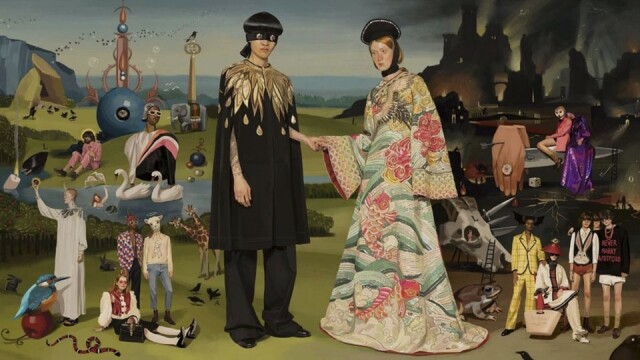 Gucci 2018年春夏系列的全新廣告最為有創意及充滿藝術風格 Gucci 2018年春夏系列的全新廣告最為有創意及充滿藝術風格