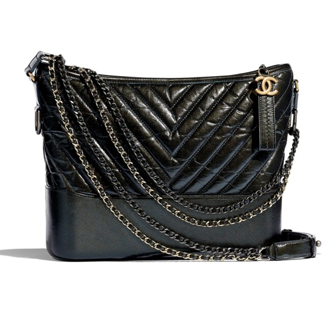 Chanel 黑色 Gabrielle Hobo 系列手袋