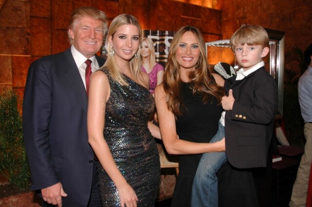 最小的兒子Barron Trump