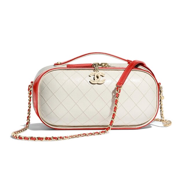 Chanel 2019 白色方盒手袋