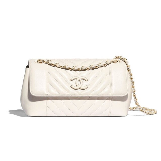 Chanel 2019 白色手袋