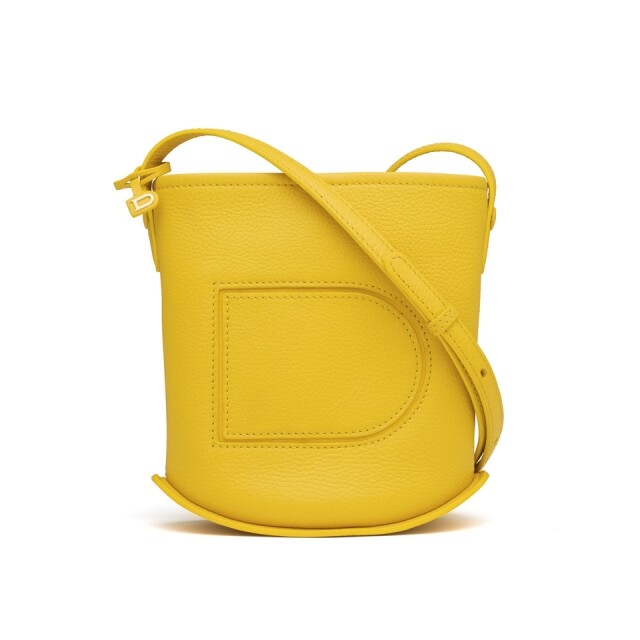 Delvaux 2018 春夏系列黃色 Pin Taurillon 迷你手袋 $15,200