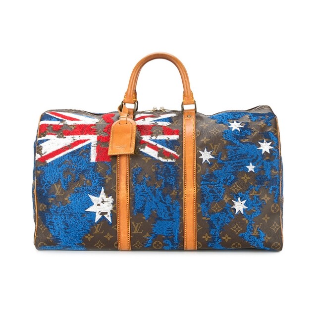 1. Jay Ahr vintage Louis Vuitton 澳大利亞古着牛皮旅行包